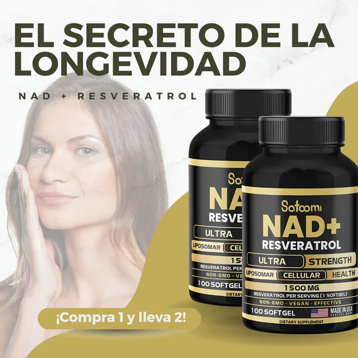 NAD + Resveratrol Original - 2 Unidades con 49% OFF + ENVIO GRÁTIS