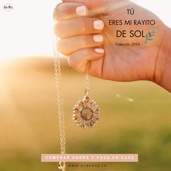 Collar Girasol Sunshine Caja REGALO DP