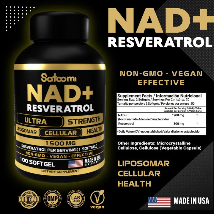 NAD + Resveratrol Original - 2 Unidades con 49% OFF + ENVIO GRÁTIS