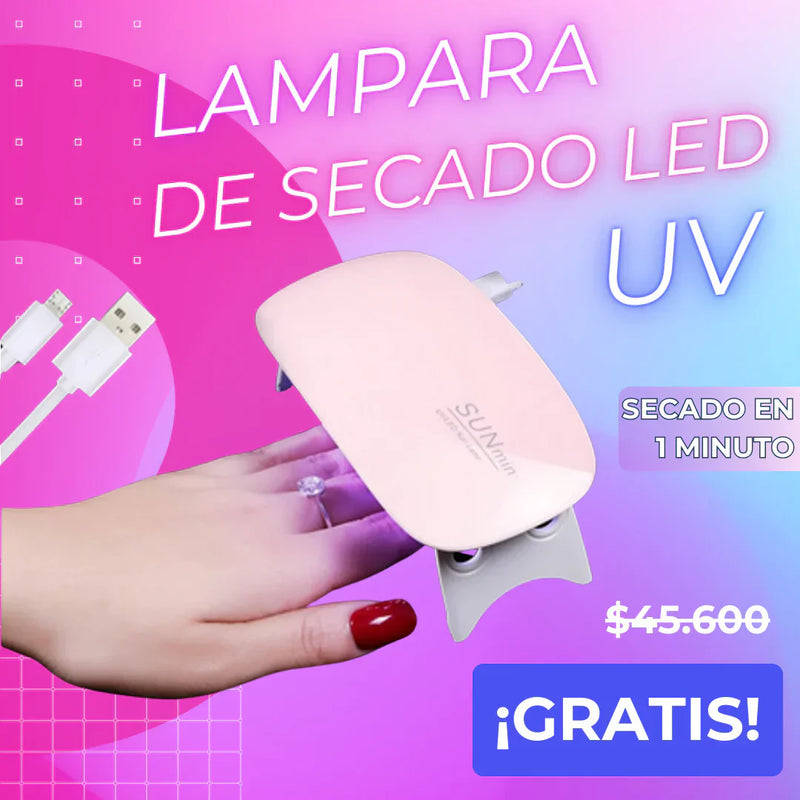 Kit Polygel Unas Lampara de Secado UV